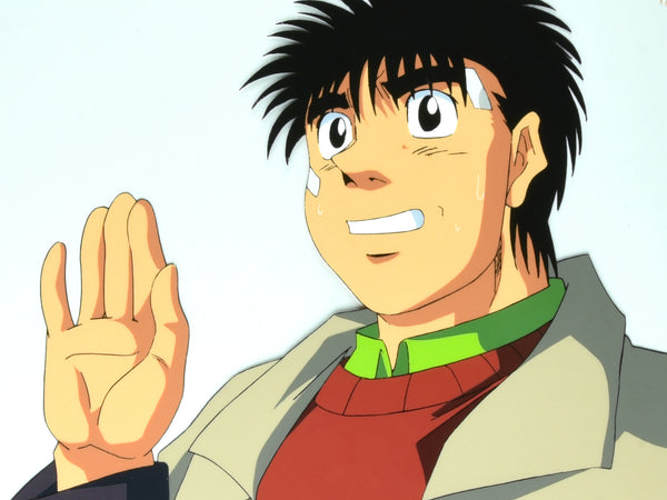 Hajime no Ippo - Clinching Ippo - 1-layer Production Cel w/ Douga