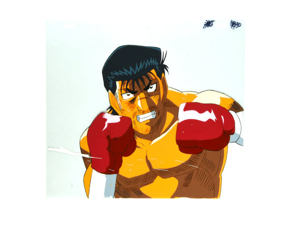 Hajime no Ippo - Ippo surprised - 2-layer Production Cel w/ Douga