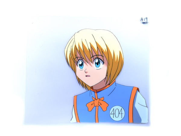 Hunter × Hunter - Gon, Kurapika, and Leorio - 1-layer Production cel w/  Douga and Printed Background