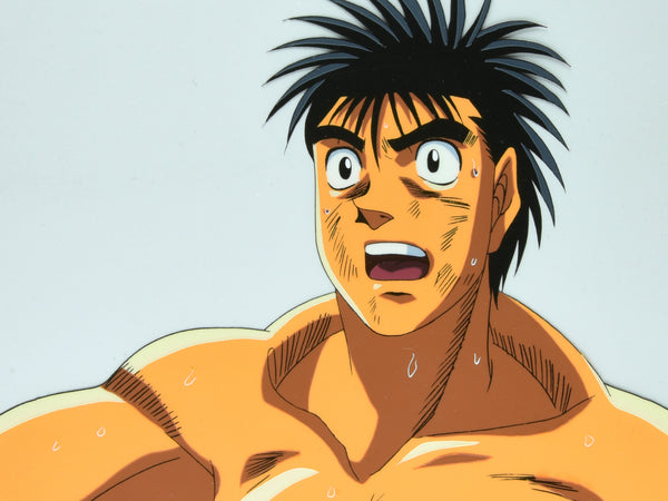 Hajime no Ippo - Clinching Ippo - 1-layer Production Cel w/ Douga