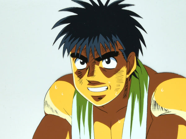 Hajime no Ippo - Clinching Ippo - 1-layer Production Cel w/ Douga