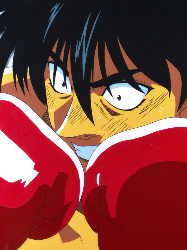 Hajime no Ippo - Miyata and his father - 1-layer Production Cel w/ Pri -  Timeless Cel Gallery