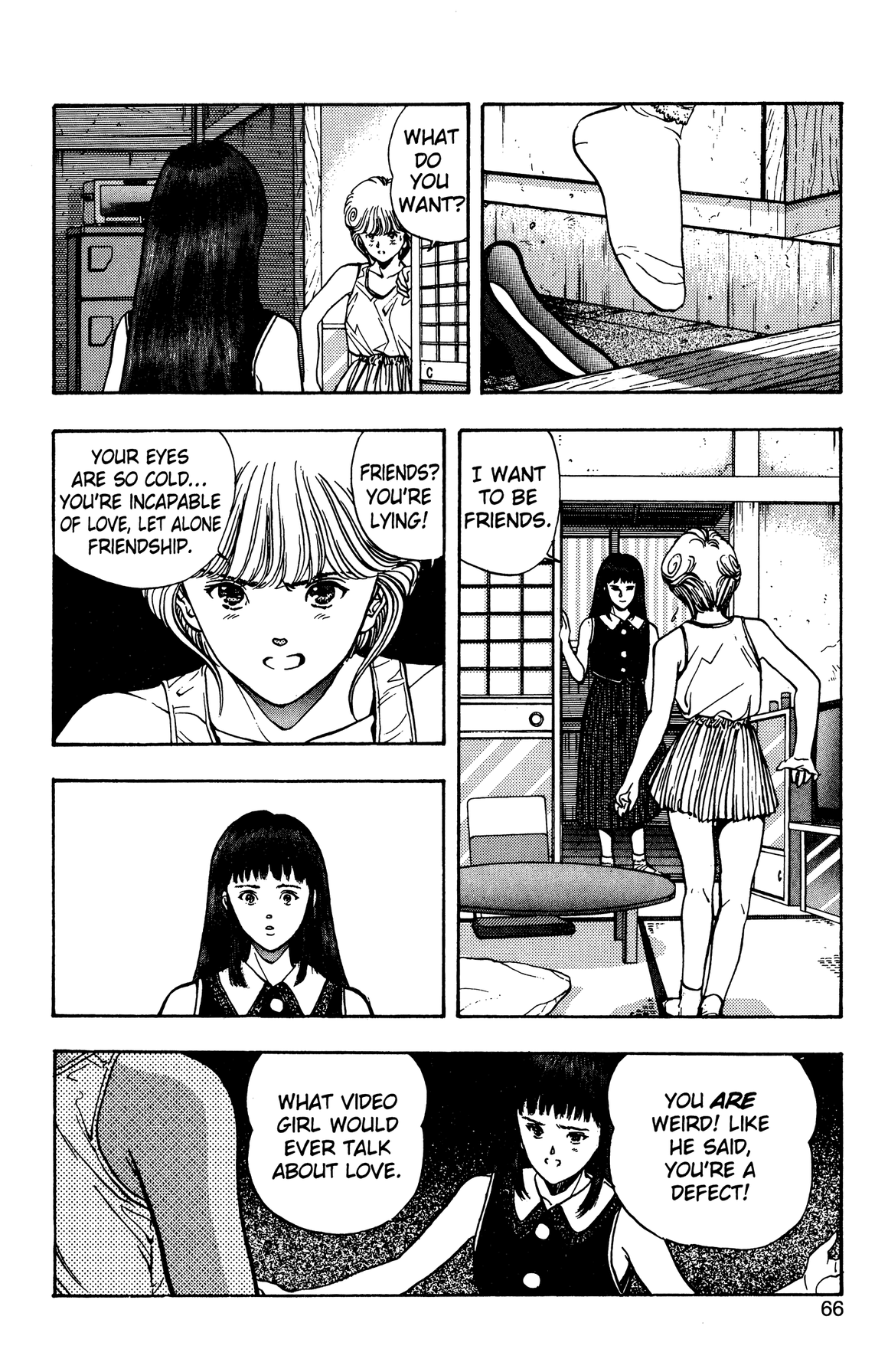 Video Girl Ai - Ai and Mai standing off - Artist Original Published Manga Two Pages