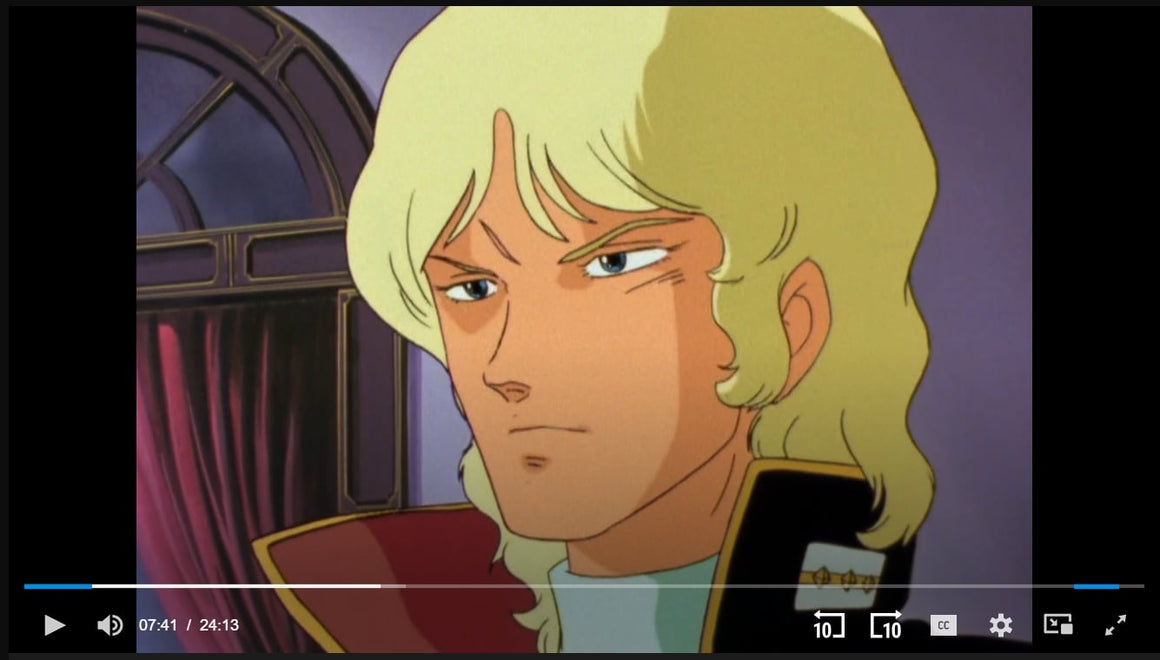 Mobile Suit Zeta Gundam - Quattro with sunglasses off  - 1-layer Production Cel w/ Copy Background