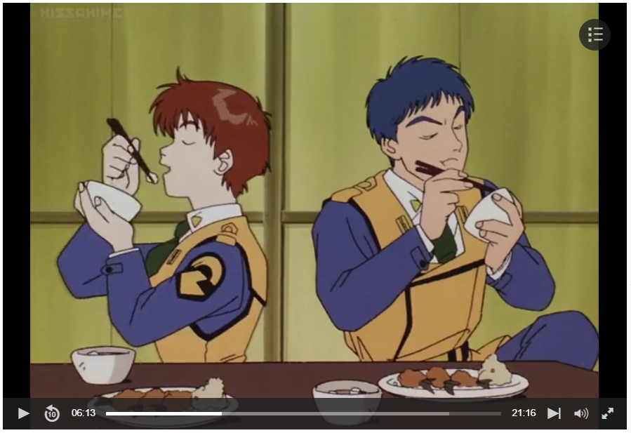 Mobile Police Patlabor - Noa and Asuma giving each other silent treatment - Key Master Setup