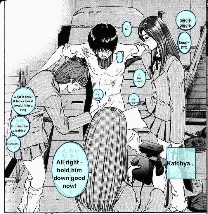 Great Teacher Onizuka - Noboru getting sexually assaulted by bully girls - Key Master Setup w/ Douga & Concept