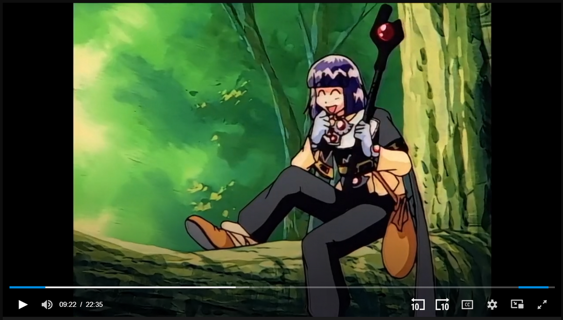 Slayers - Xellos having lunch on a tree branch - Key Master Setup w/ Douga & Concept