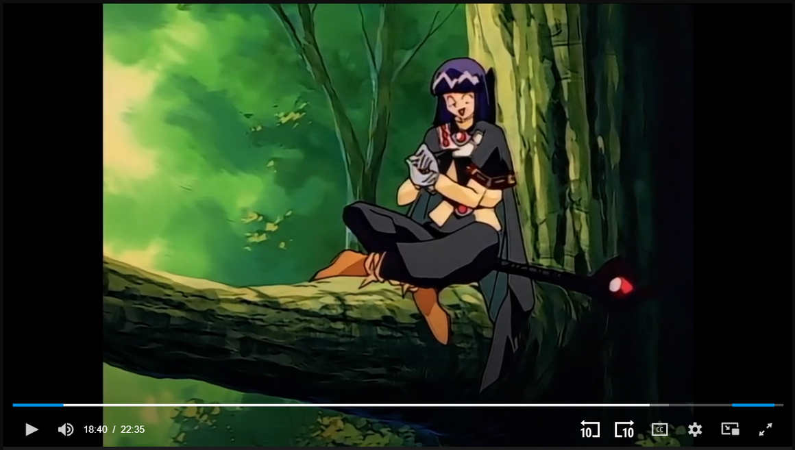 Slayers - Xellos having lunch on a tree branch - Key Master Setup w/ Douga & Concept