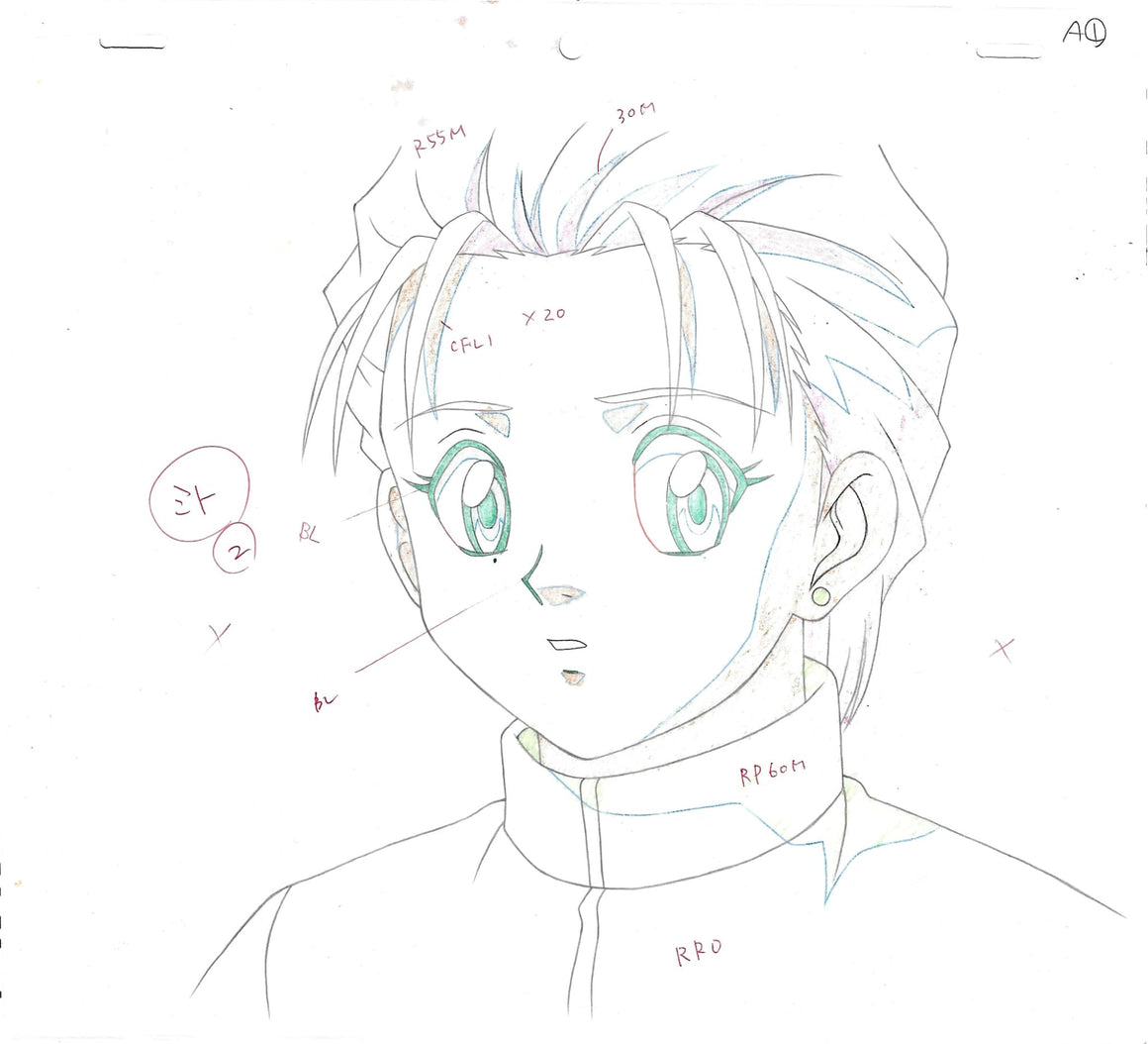 Hunter × Hunter - Mito close-up - Key Master Setup w/ Douga & Concept