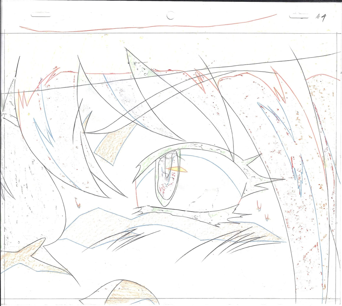 Slayers - Lina Inverse's eye close-up - Key Master Setup w/ Douga