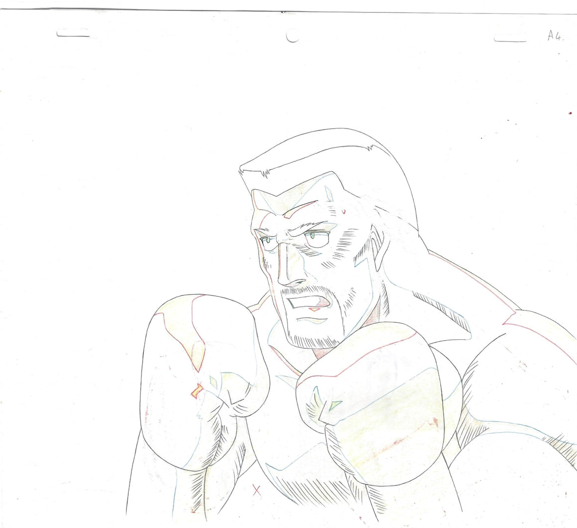 Hajime no Ippo - Jason Ozuma - 1-layer Production Cel w/ Douga