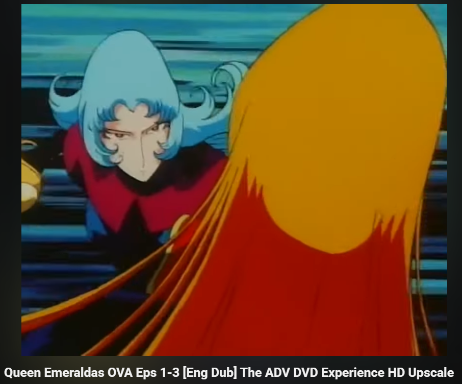 Queen Emeraldas - Queen Baraluda vs Emeraldas - 1-layer Production Cel w/ Douga & Copy Background