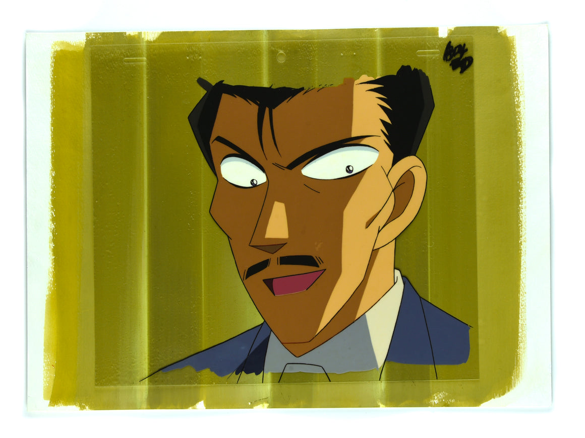 Detective Conan - Mouri Kogoro close-up - Key Master Setup w/ Douga and Concept