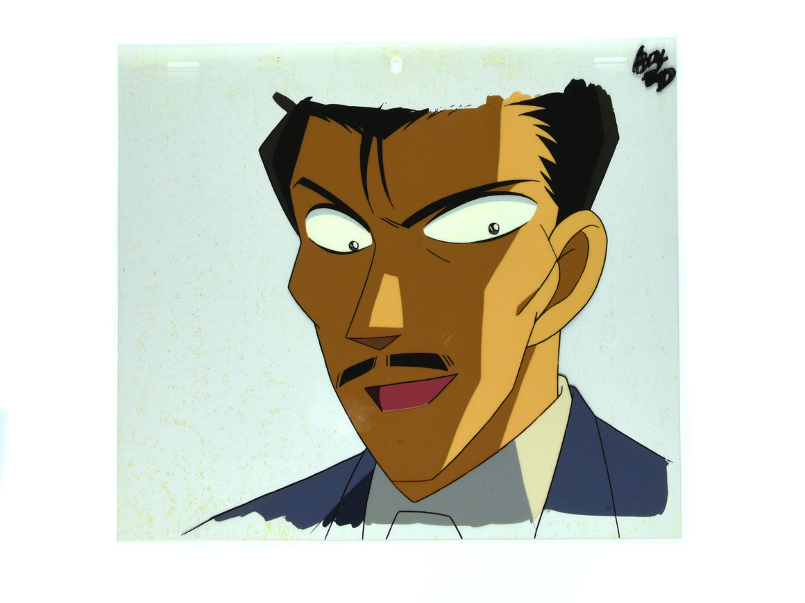 Detective Conan - Mouri Kogoro close-up - Key Master Setup w/ Douga and Concept