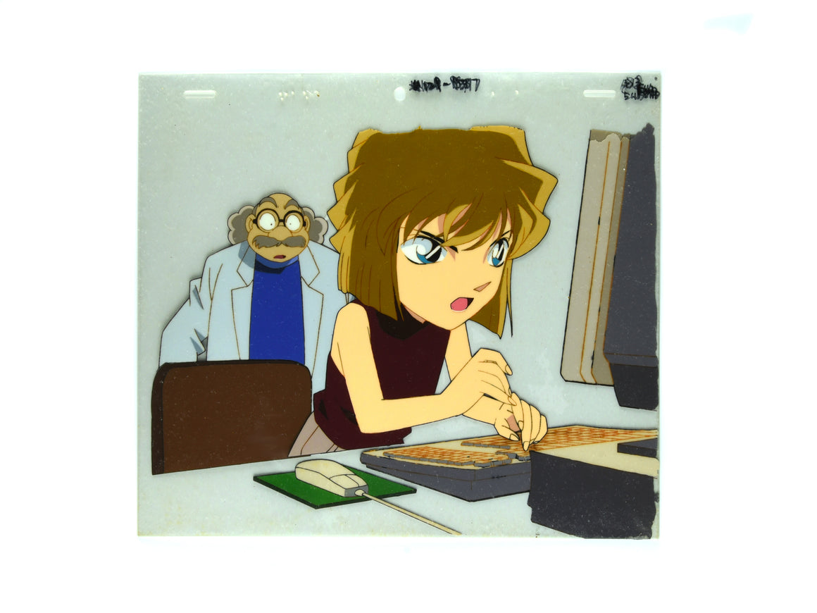 Detective Conan - Haibara Ai from the introductory episode with Dr. Agasa - Key Master Setup