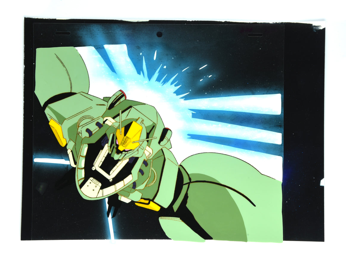 Mobile Suit Gundam ZZ - Quin Mantha - 1-layer Production Cel w/ Copy Background