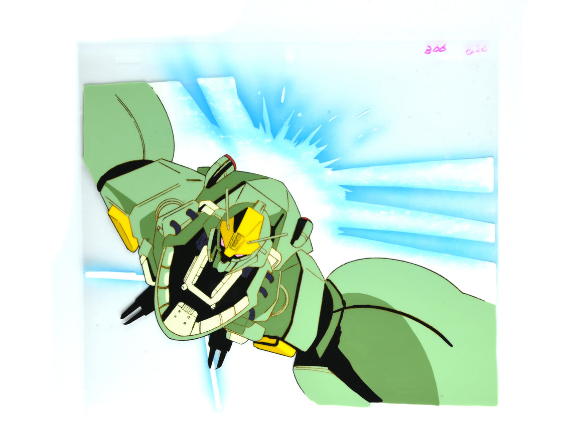 Mobile Suit Gundam ZZ - Quin Mantha - 1-layer Production Cel w/ Copy Background