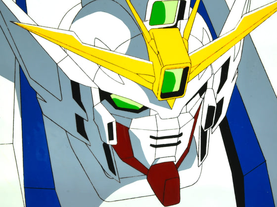 Mobile Suit Gundam Wing - Wing Gundam Zero close-up from Final Episode - Key Master Setup w/ Douga