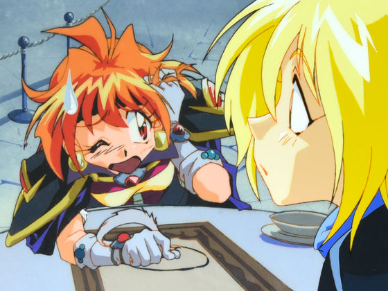 Slayers - Lina explaining things to Gourry  - Key Master Setup w/ Douga