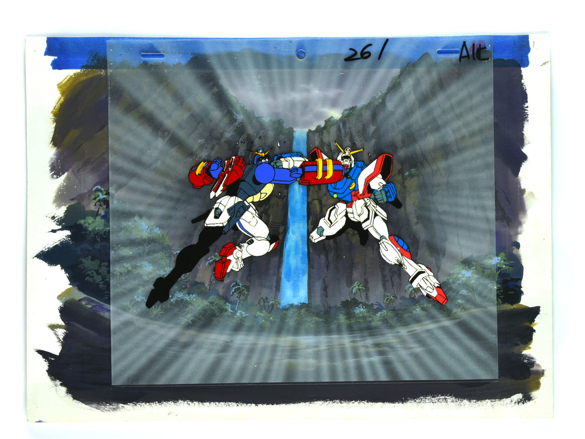 Mobile Fighter G Gundam - Shining Gundam vs Gundam Maxter - Key Master Setup w/ Concept