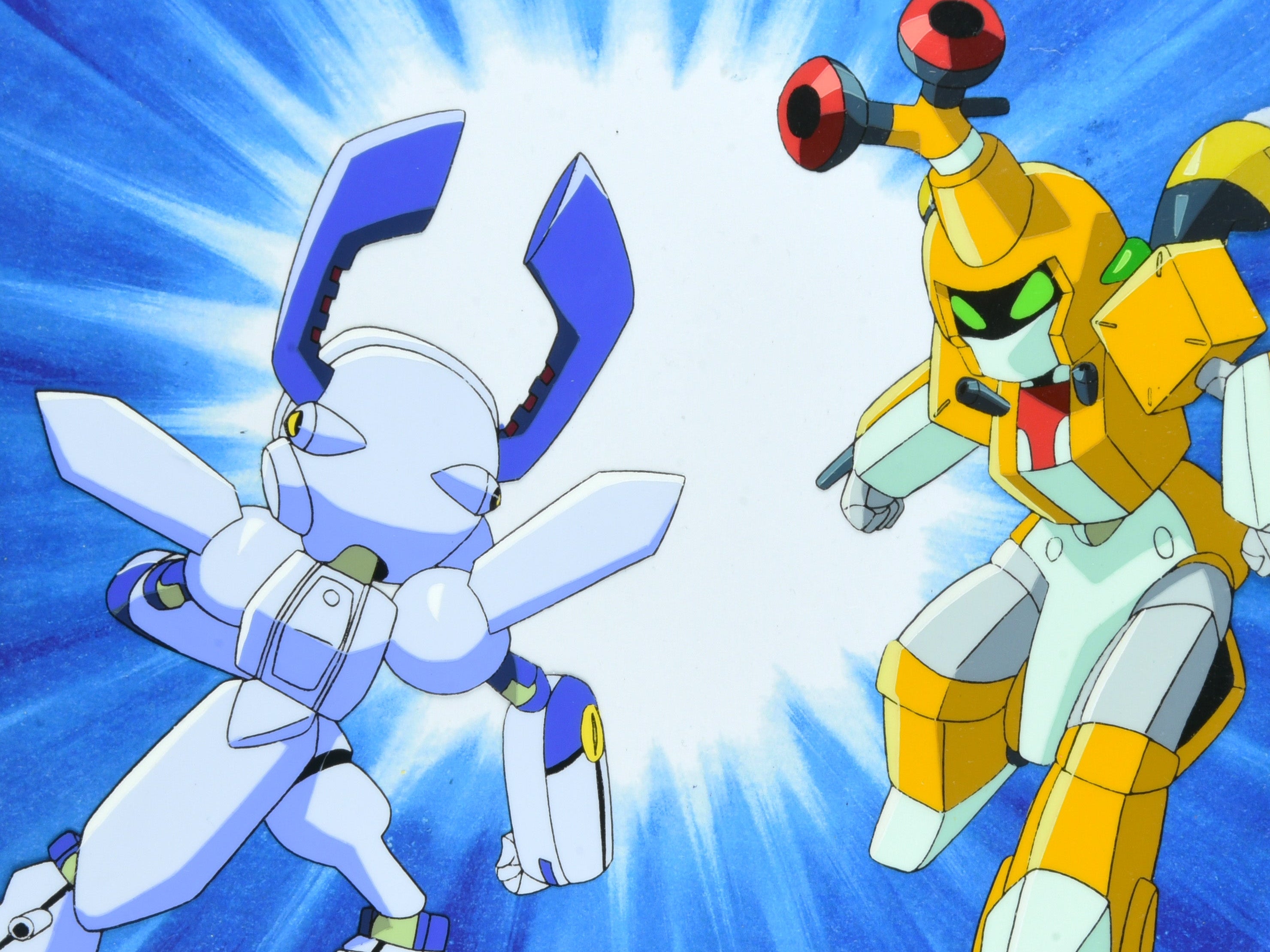 Dorcus Ii Medabots Damashii - Metabee vs Dorcus - 2-layer Production Cel w/ Doug ...