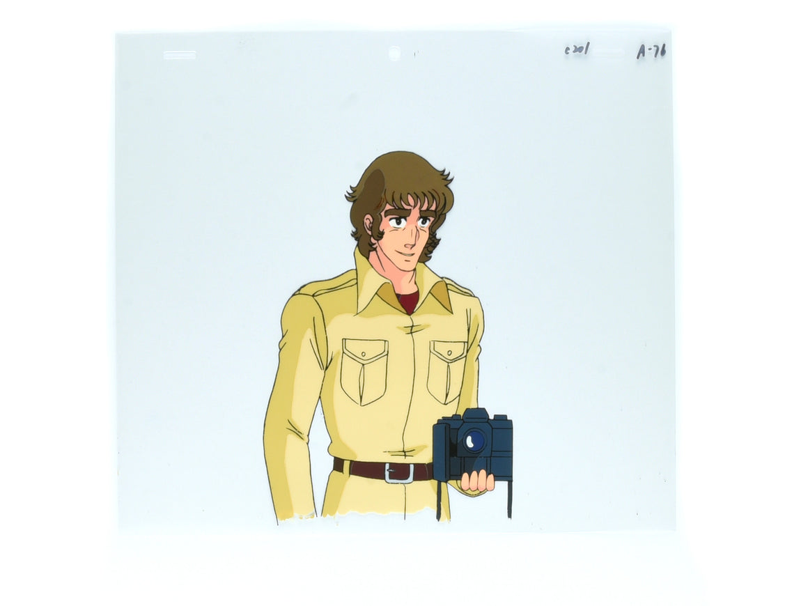 Area 88 - Rocky the Photographer - 1-layer Production Cel w/ Douga