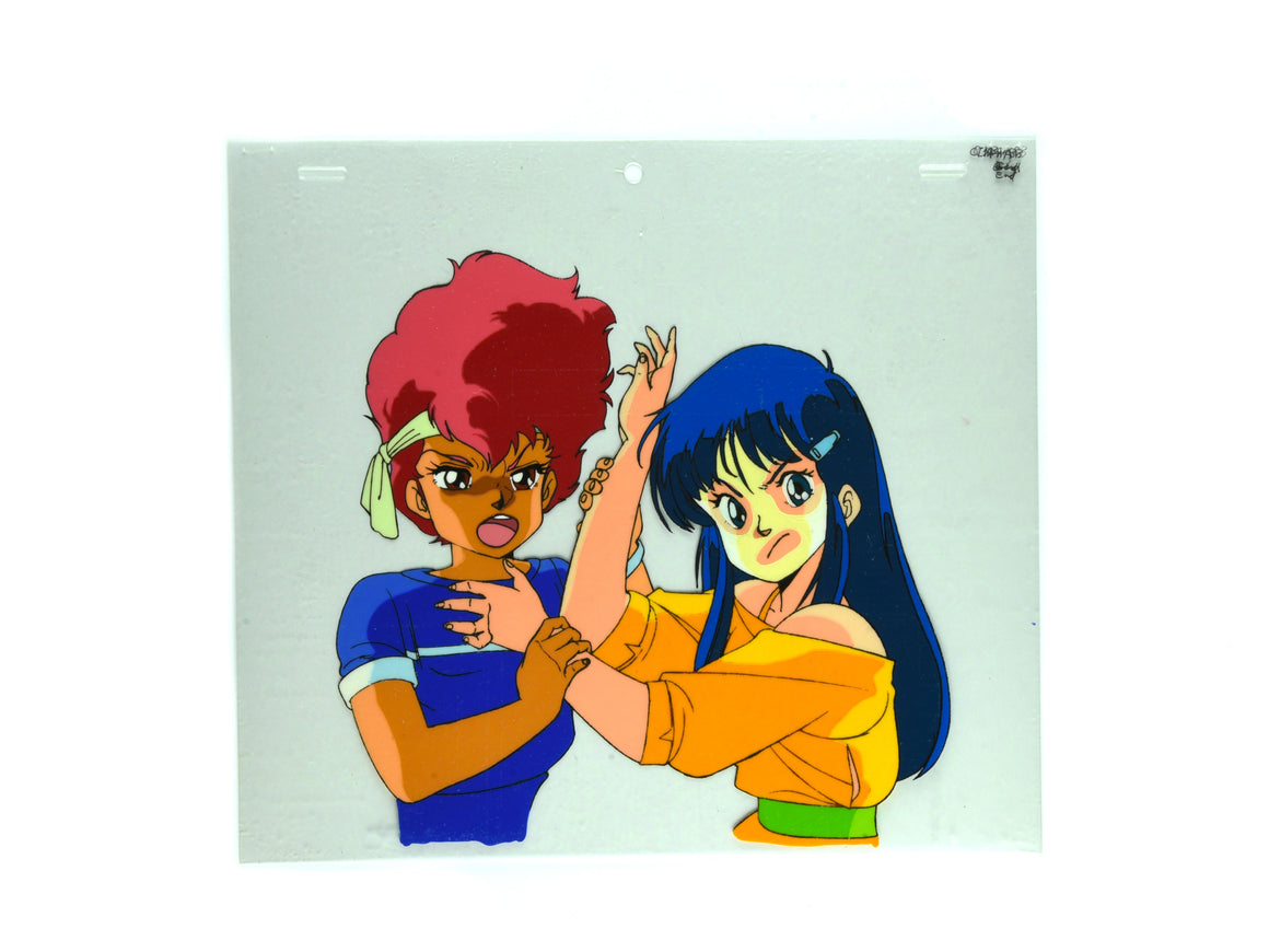 Dirty Pair - Kei and Yuri fighting - 2-layer Key Master Setup