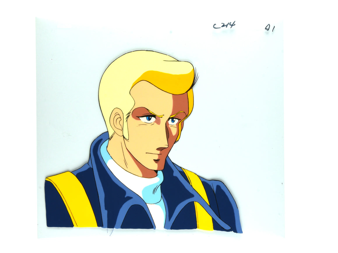 Area 88 - Micky Simon close-up - 1-layer Production Cel