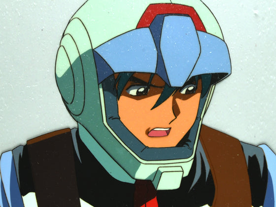 Mobile Suit Gundam The 08th MS Team - Shiro in Pilot Suit - 3-layer Production Cel w/ Douga