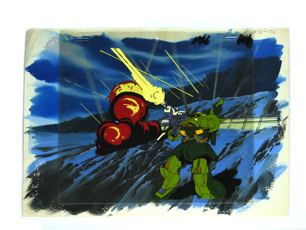 Mobile Suit Zeta Gundam - Hizack with antiair guns - Key Master Setup w/ Concept