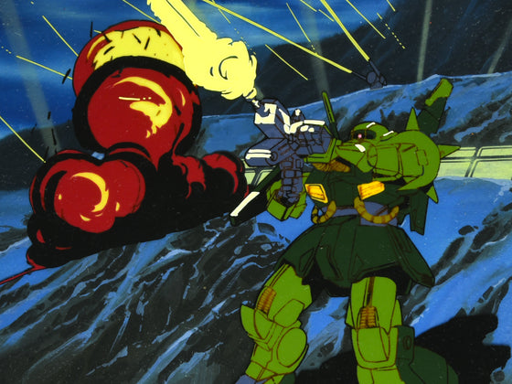 Mobile Suit Zeta Gundam - Hizack with antiair guns - Key Master Setup w/ Concept