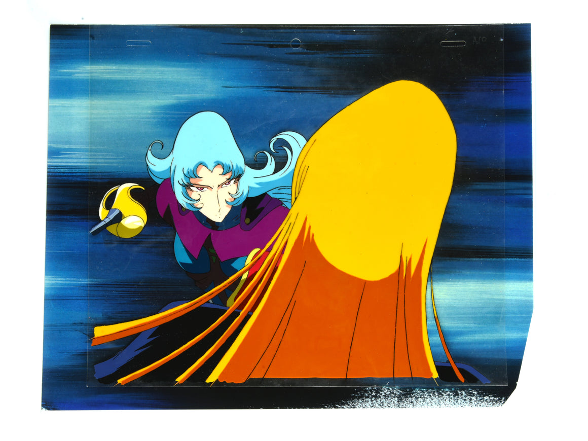 Queen Emeraldas - Queen Baraluda vs Emeraldas - 1-layer Production Cel w/ Douga & Copy Background