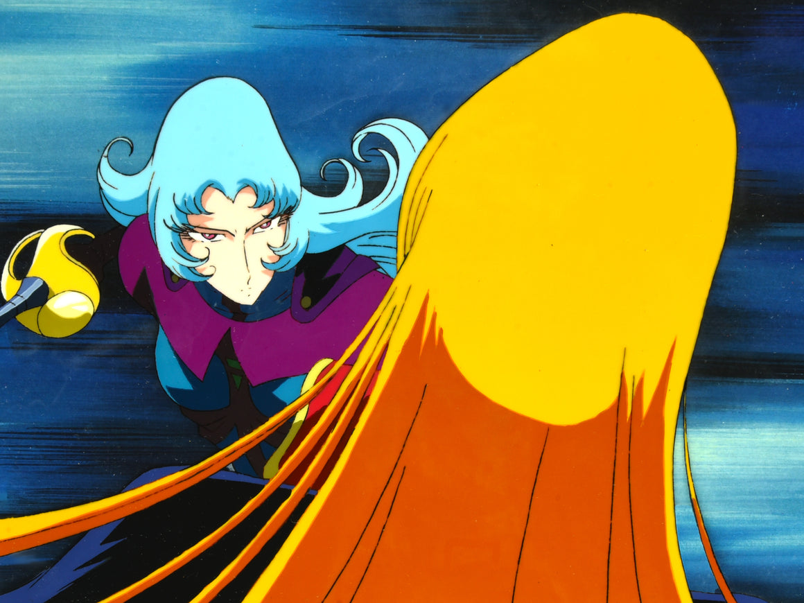 Queen Emeraldas - Queen Baraluda vs Emeraldas - 1-layer Production Cel w/ Douga & Copy Background