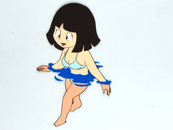 Miss Machiko - Hiromi in pool - 1-layer Production Cel
