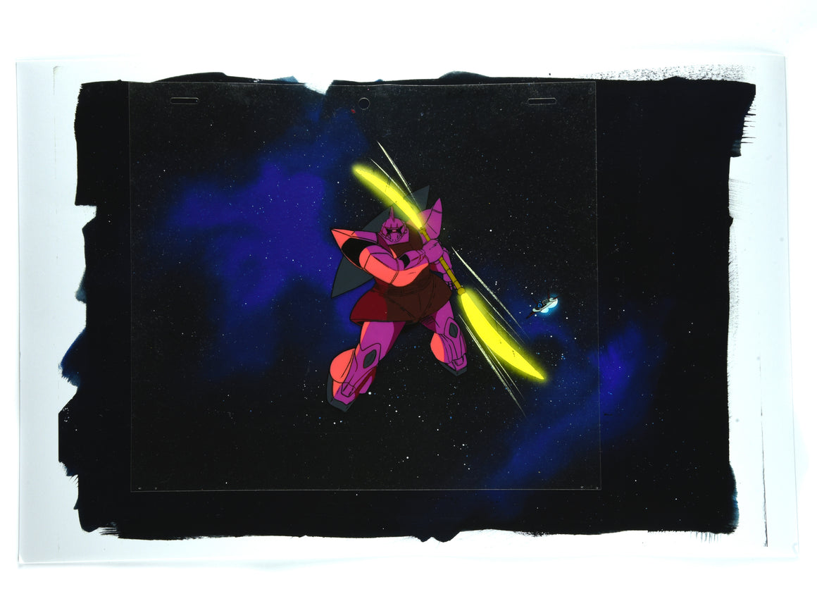 Mobile Suit Gundam - Char's Gelgoog & Core Booster - 1-layer Production Cel