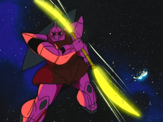 Mobile Suit Gundam - Char's Gelgoog & Core Booster - 1-layer Production Cel