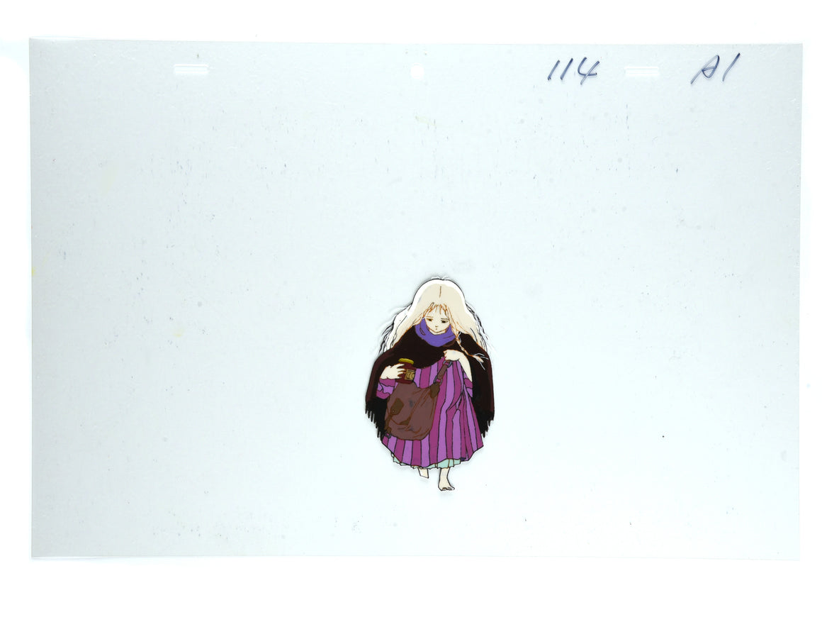 Angel's Egg - The Girl walking through an alley - Movie-size Key Master Setup