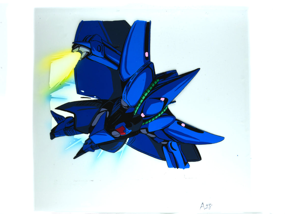 Mobile Suit Zeta Gundam - Hambrabi close-up - Pan-size 1-layer Production Cel w/ Copy Background