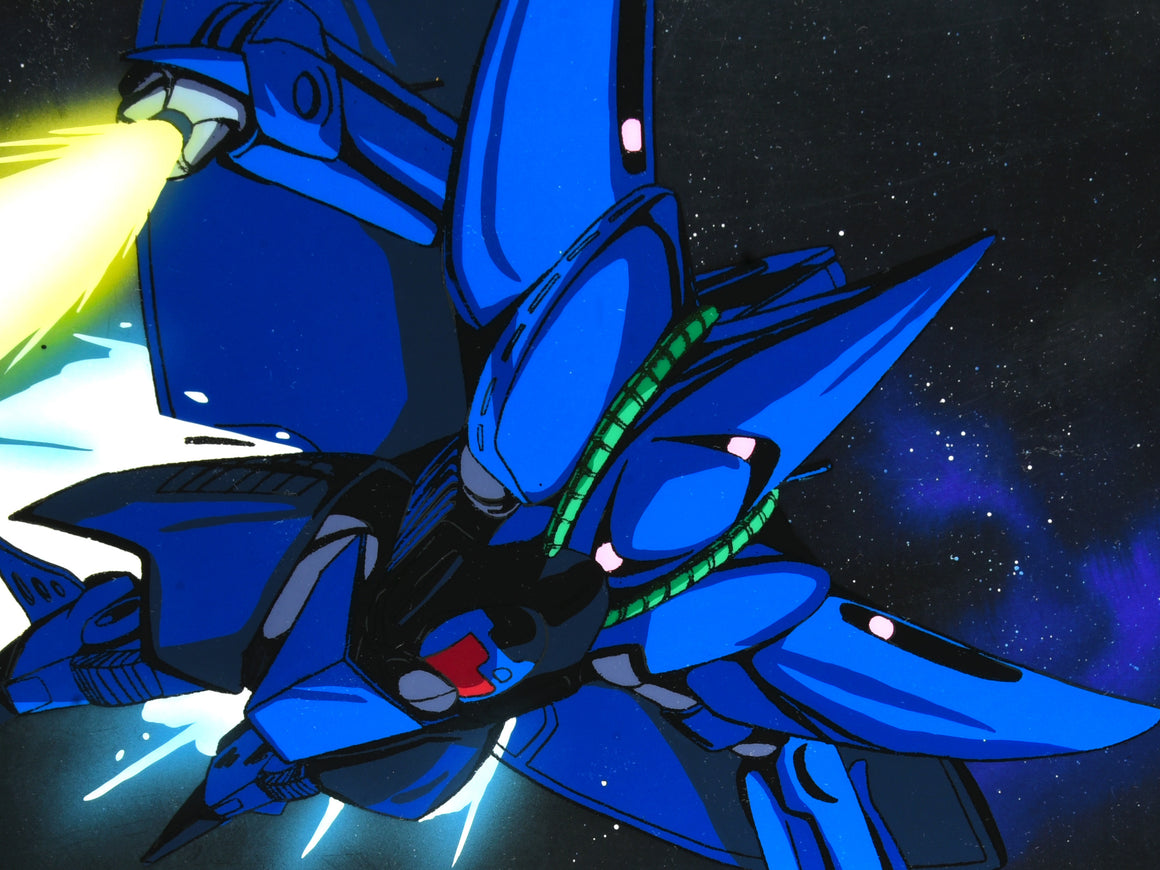 Mobile Suit Zeta Gundam - Hambrabi close-up - Pan-size 1-layer Production Cel w/ Copy Background