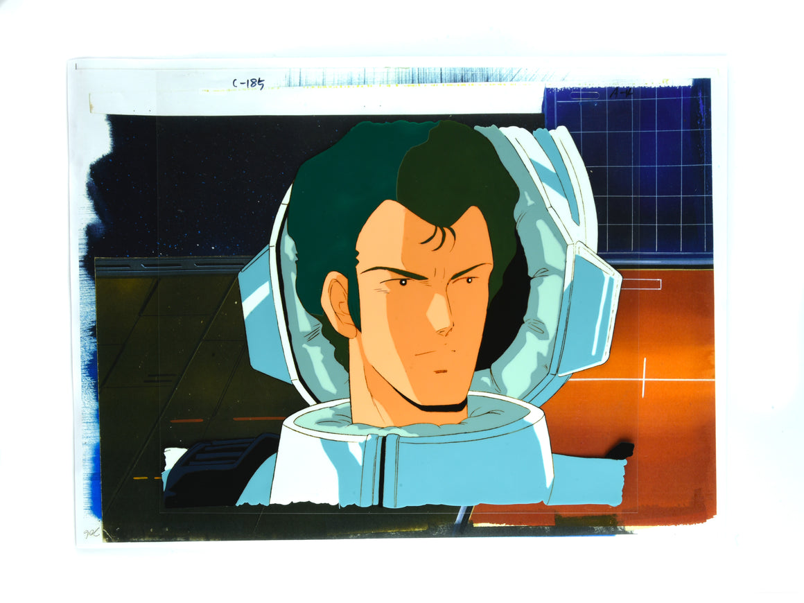 Mobile Suit Gundam ZZ - Bright Noa - 1-layer Production Cel w/ Print Background