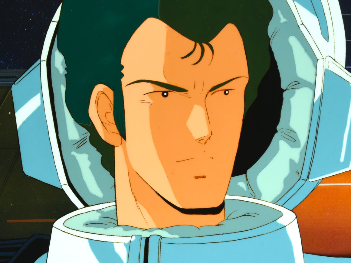 Mobile Suit Gundam ZZ - Bright Noa - 1-layer Production Cel w/ Print Background