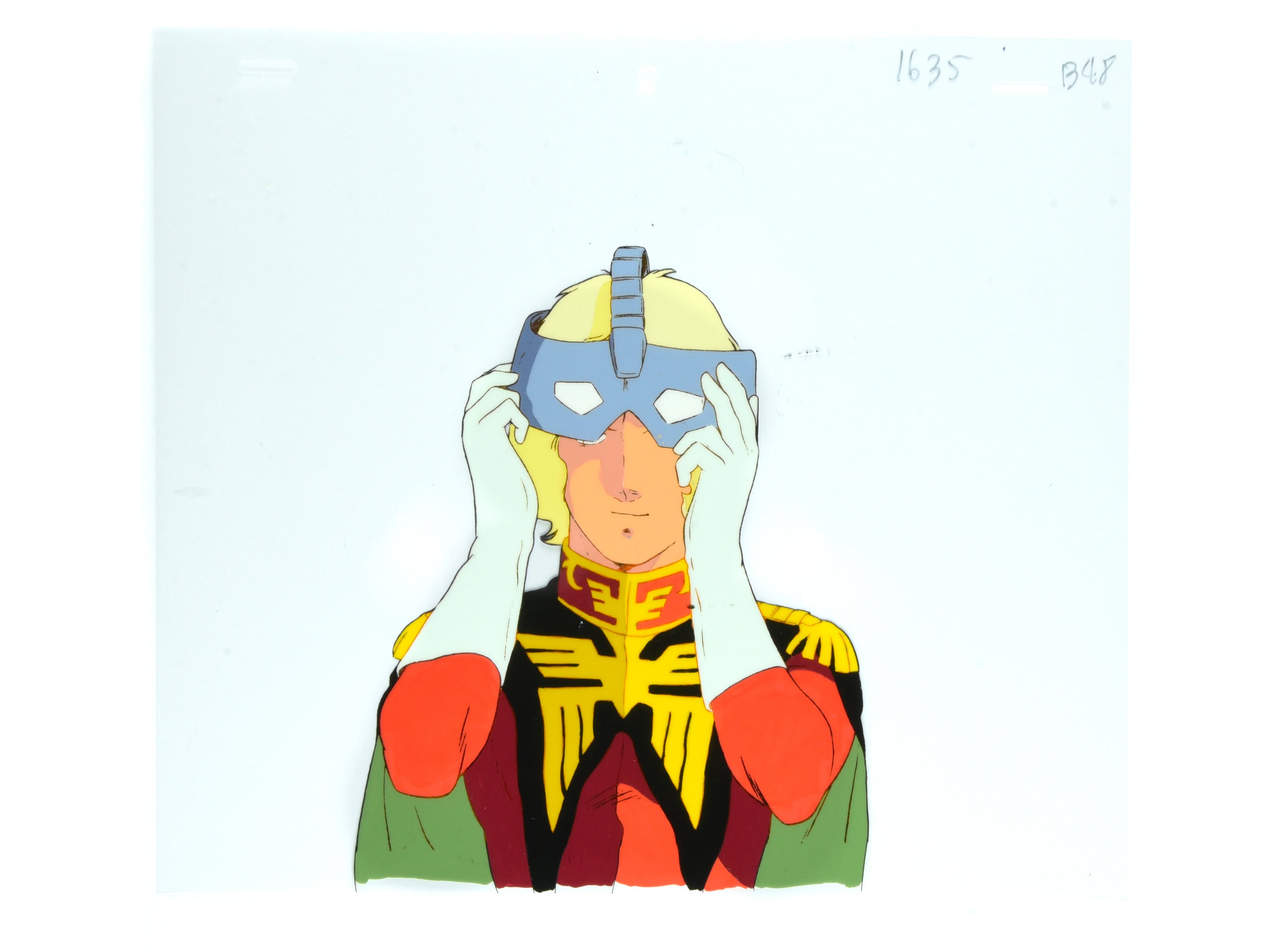 Char Mask Mobile Suit Gundam - Char Aznable close-up - Timeless Cel Gallery