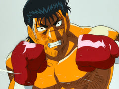 Hajime no Ippo - Ippo surprised - 2-layer Production Cel w/ Douga