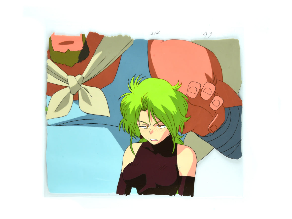 YuYu Hakusho - Kokou and Enki - 1-layer Production Cel w/ Douga