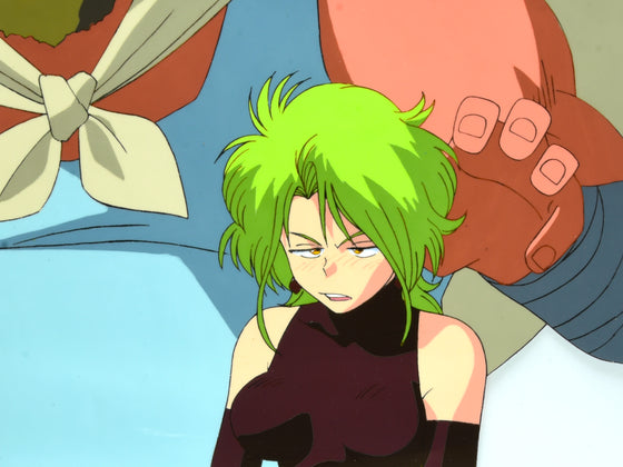 YuYu Hakusho - Kokou and Enki - 1-layer Production Cel w/ Douga