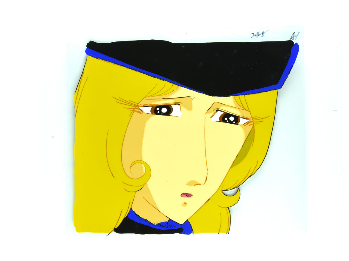 Galaxy Express 999 - Maetel close-up - 1-layer Production Cel