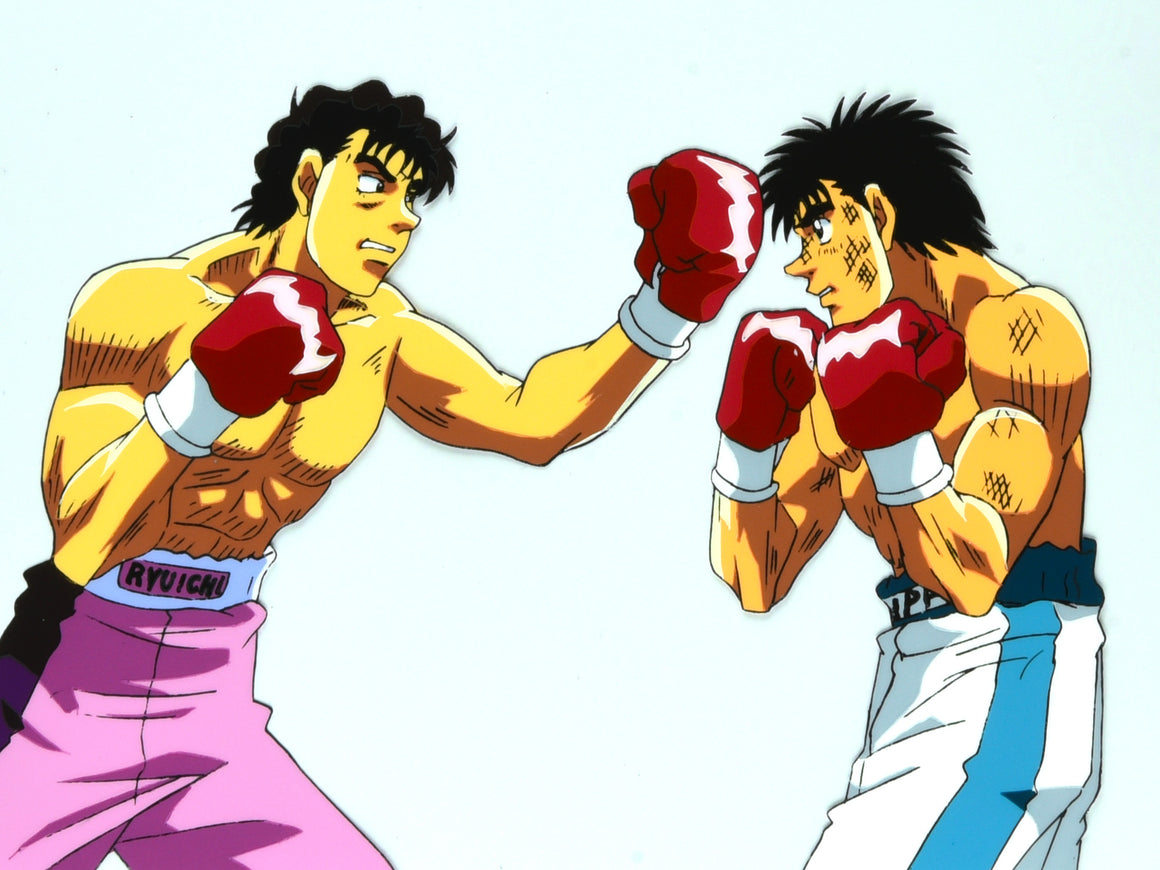 Hajime no Ippo - Ippo vs Hayami - 1-layer Production Cel w/ Douga