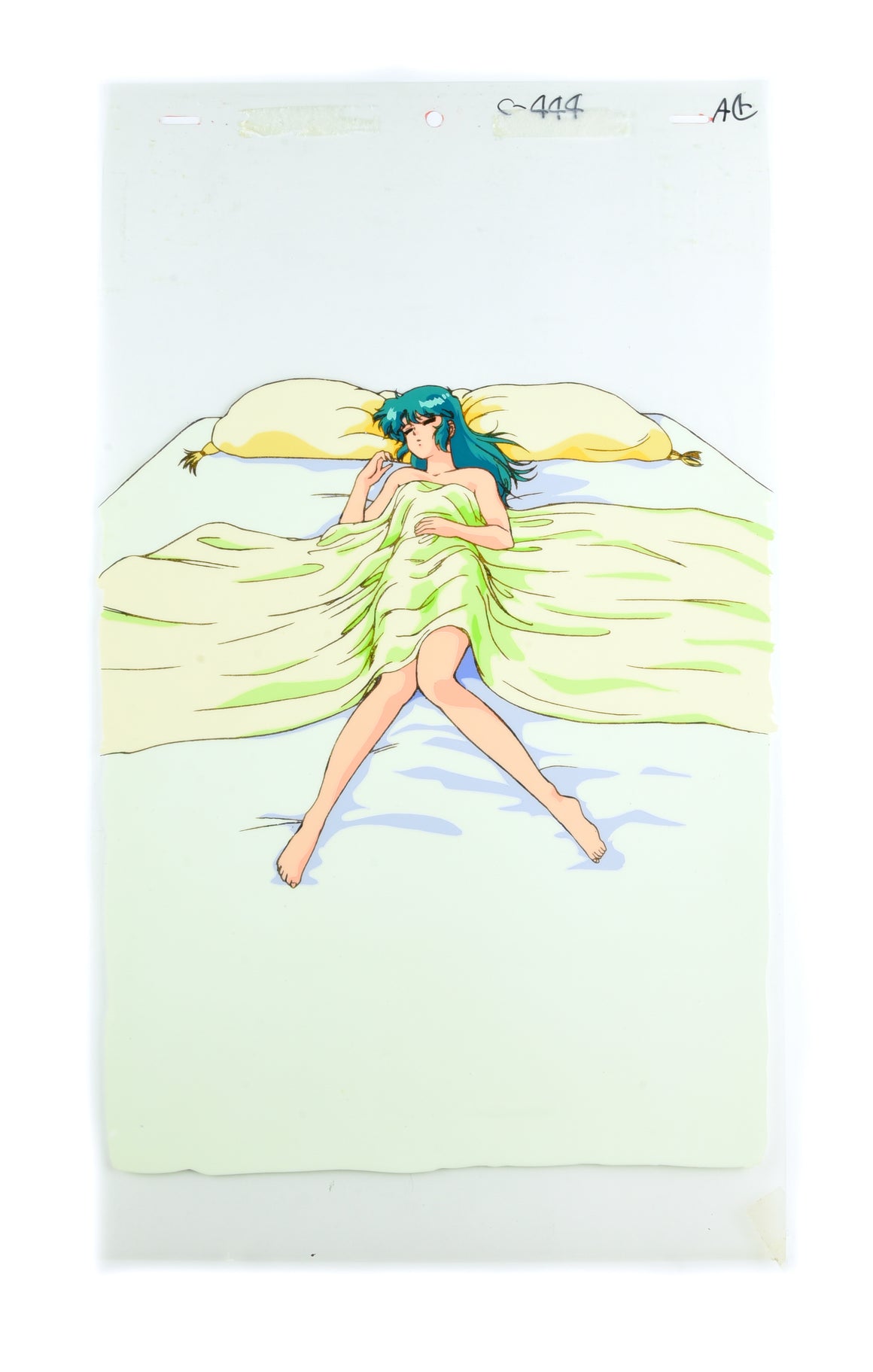Super Real Mahjong - Shouko in bed from OVA - Pan-size Key Master Setup