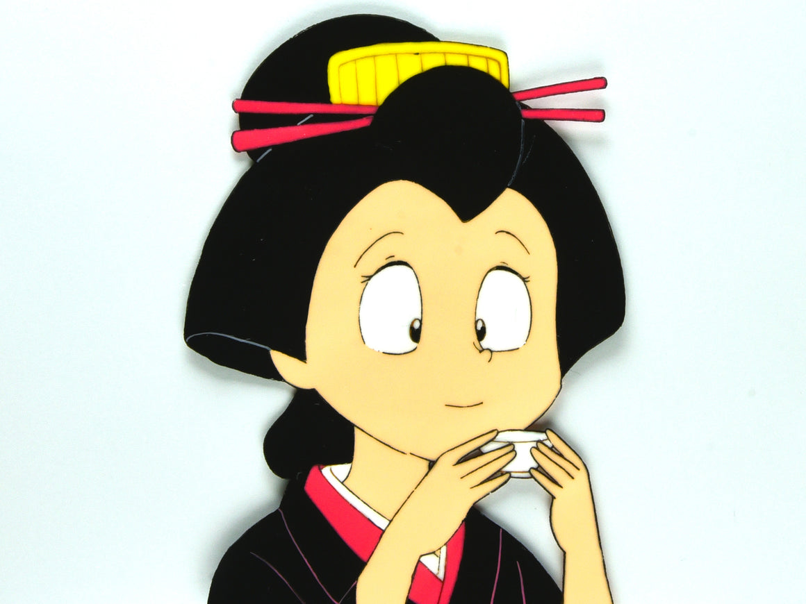 Miss Machiko - Machiko as a geisha - 1-layer Production Cel w/ Douga