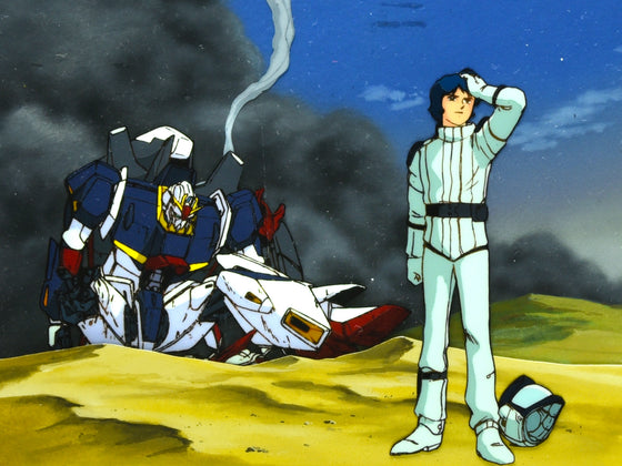 Mobile Suit Zeta Gundam - Kamille and Zeta Gundam from Video Game - Key Master Setup w/ CoA